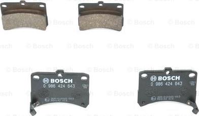 BOSCH 0 986 424 643 - Jarrupala, levyjarru inparts.fi