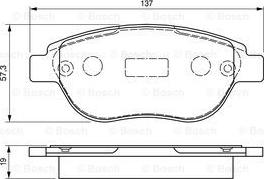 BOSCH 0 986 424 659 - Jarrupala, levyjarru inparts.fi