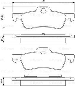 BOSCH 0 986 424 654 - Jarrupala, levyjarru inparts.fi