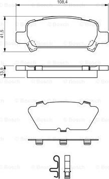 BOSCH 0 986 424 650 - Jarrupala, levyjarru inparts.fi