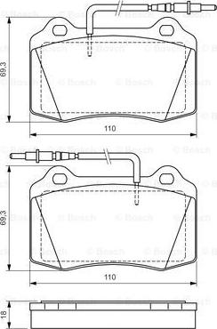 BOSCH 0 986 424 658 - Jarrupala, levyjarru inparts.fi