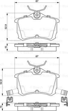 BOSCH 0 986 424 661 - Jarrupala, levyjarru inparts.fi