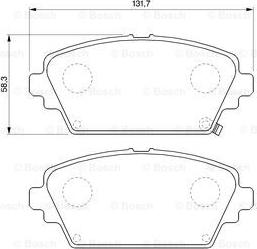 BOSCH 0 986 424 663 - Jarrupala, levyjarru inparts.fi