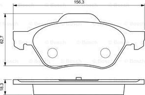 BOSCH 0 986 424 619 - Jarrupala, levyjarru inparts.fi