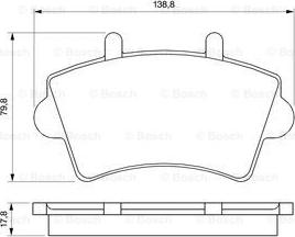 BOSCH 0 986 424 614 - Jarrupala, levyjarru inparts.fi