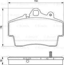 BOSCH 0 986 424 615 - Jarrupala, levyjarru inparts.fi