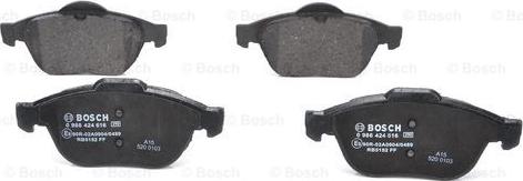 BOSCH 0 986 424 616 - Jarrupala, levyjarru inparts.fi