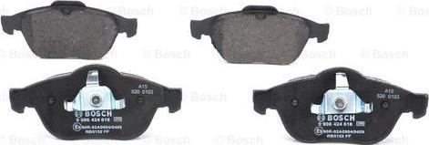 BOSCH 0 986 424 616 - Jarrupala, levyjarru inparts.fi