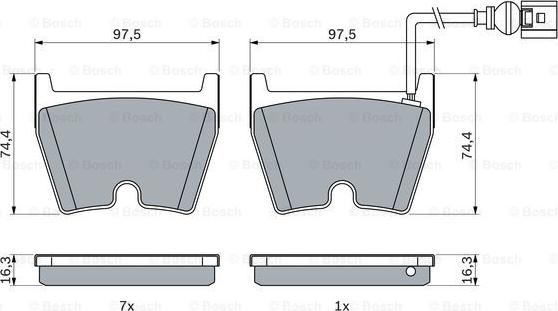 BOSCH 0 986 424 613 - Jarrupala, levyjarru inparts.fi