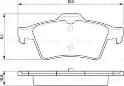 BOSCH 0 986 424 617 - Jarrupala, levyjarru inparts.fi