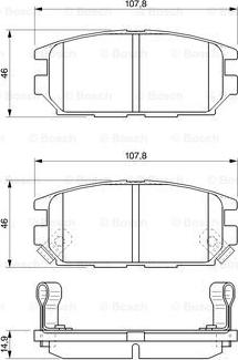 BOSCH 0 986 424 686 - Jarrupala, levyjarru inparts.fi