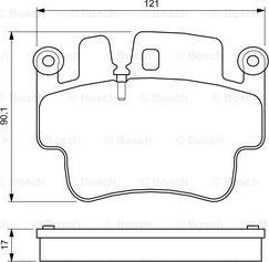 BOSCH 0 986 424 681 - Jarrupala, levyjarru inparts.fi