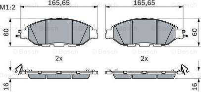 BOSCH 0 986 424 682 - Jarrupala, levyjarru inparts.fi