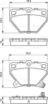 BOSCH 0 986 424 630 - Jarrupala, levyjarru inparts.fi