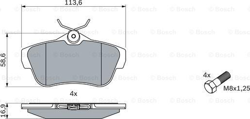 BOSCH 0 986 424 625 - Jarrupala, levyjarru inparts.fi