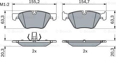 BOSCH 0 986 424 621 - Jarrupala, levyjarru inparts.fi