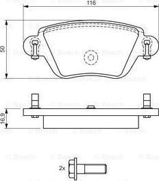 BOSCH 0 986 424 671 - Jarrupala, levyjarru inparts.fi