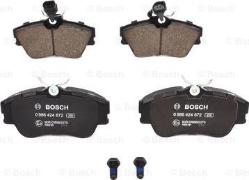 BOSCH 0 986 424 672 - Jarrupala, levyjarru inparts.fi