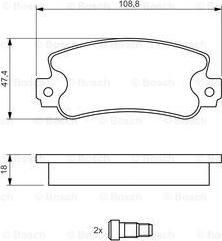 BOSCH 0 986 424 098 - Jarrupala, levyjarru inparts.fi