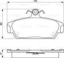 BOSCH 0 986 424 092 - Jarrupala, levyjarru inparts.fi