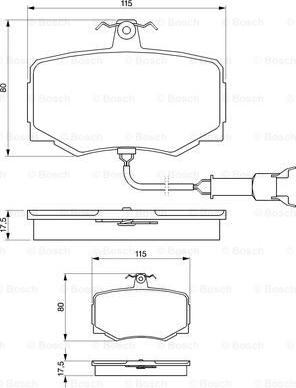 BOSCH 0 986 424 018 - Jarrupala, levyjarru inparts.fi