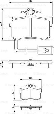 BOSCH 0 986 424 013 - Jarrupala, levyjarru inparts.fi