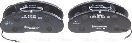 BOSCH 0 986 424 080 - Jarrupala, levyjarru inparts.fi