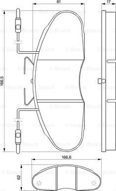 BOSCH 0 986 424 080 - Jarrupala, levyjarru inparts.fi