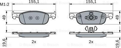 BOSCH 0 986 424 021 - Jarrupala, levyjarru inparts.fi