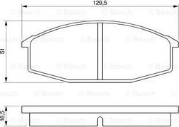 BOSCH 0 986 424 192 - Jarrupala, levyjarru inparts.fi