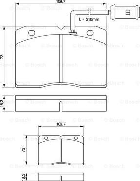 BOSCH 0 986 424 144 - Jarrupala, levyjarru inparts.fi