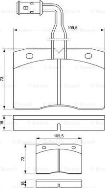 BOSCH 0 986 424 145 - Jarrupala, levyjarru inparts.fi