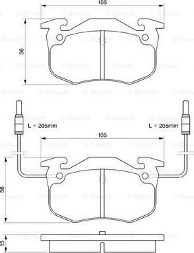 BOSCH 0 986 424 147 - Jarrupala, levyjarru inparts.fi