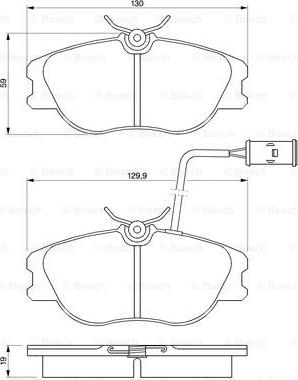 BOSCH 0 986 424 167 - Jarrupala, levyjarru inparts.fi