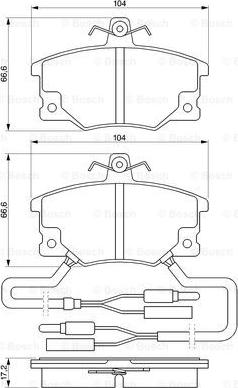 BOSCH 0 986 424 100 - Jarrupala, levyjarru inparts.fi