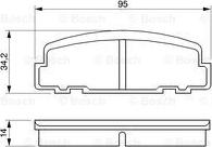 BOSCH 0 986 424 181 - Jarrupala, levyjarru inparts.fi