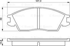 BOSCH 0 986 424 135 - Jarrupala, levyjarru inparts.fi