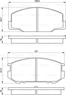 BOSCH 0 986 424 137 - Jarrupala, levyjarru inparts.fi