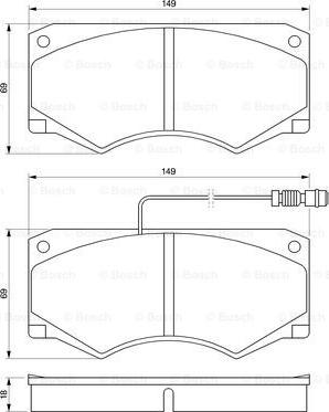 BOSCH 0 986 424 176 - Jarrupala, levyjarru inparts.fi