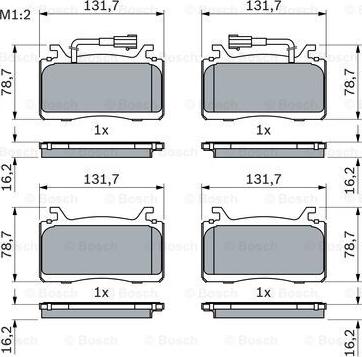 BOSCH 0 986 424 851 - Jarrupala, levyjarru inparts.fi