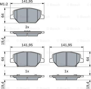 BOSCH 0 986 424 869 - Jarrupala, levyjarru inparts.fi