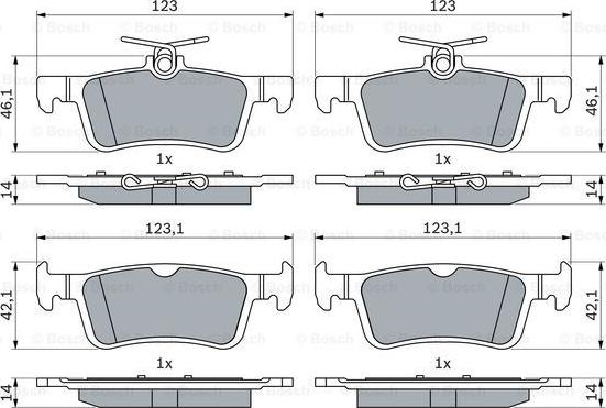 BOSCH 0 986 424 866 - Jarrupala, levyjarru inparts.fi