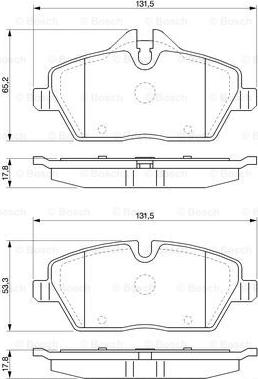 BOSCH 0 986 424 819 - Jarrupala, levyjarru inparts.fi