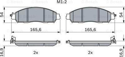 BOSCH 0 986 424 837 - Jarrupala, levyjarru inparts.fi