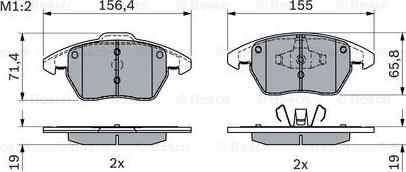 BOSCH 0 986 424 825 - Jarrupala, levyjarru inparts.fi