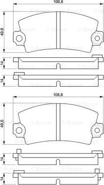 BOSCH 0 986 424 394 - Jarrupala, levyjarru inparts.fi