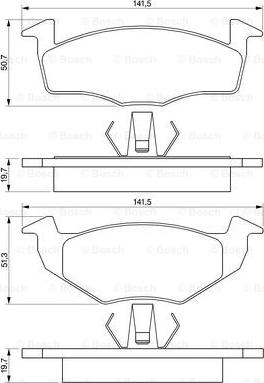 BOSCH 0 986 424 347 - Jarrupala, levyjarru inparts.fi