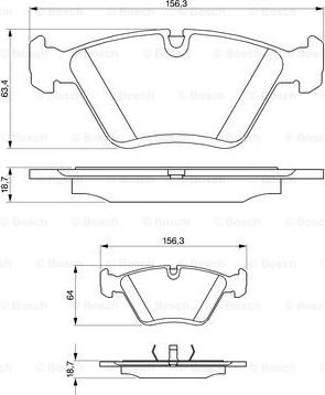 BOSCH 0 986 424 351 - Jarrupala, levyjarru inparts.fi