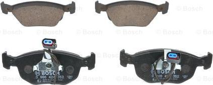 BOSCH 0 986 424 352 - Jarrupala, levyjarru inparts.fi