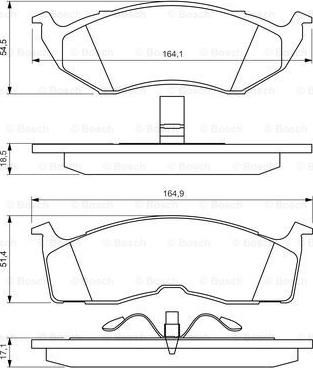 BOSCH 0 986 424 363 - Jarrupala, levyjarru inparts.fi